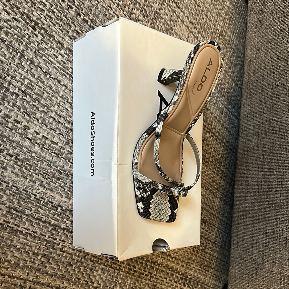 Aldo Snakeskin Calypsa sandal